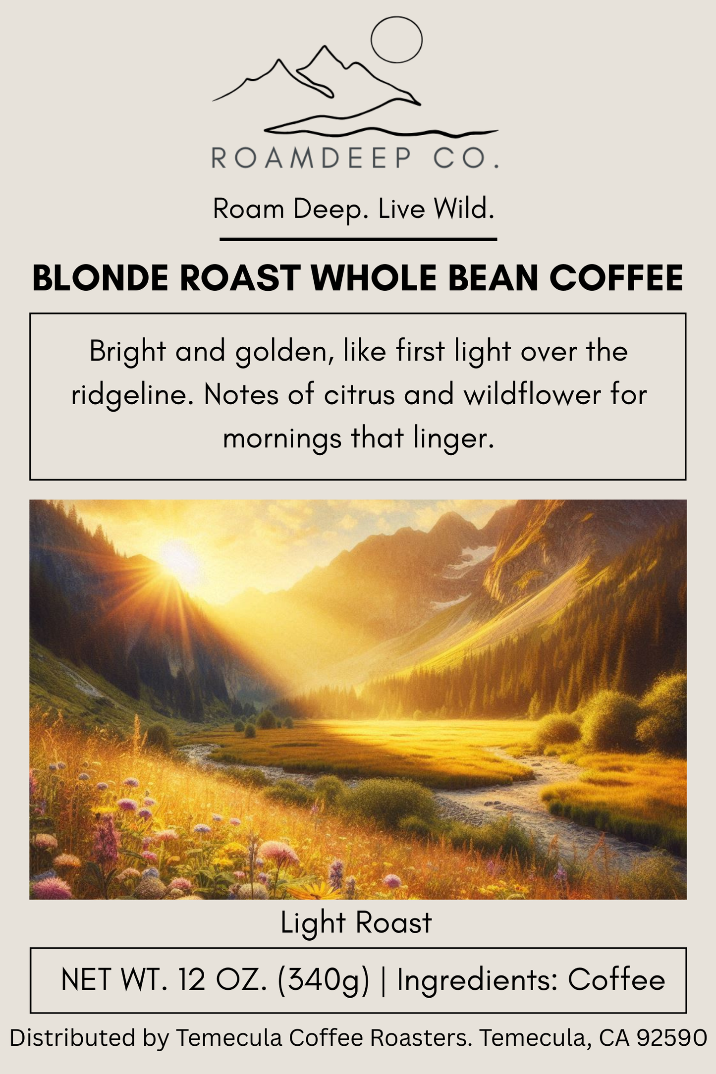 Blonde Whole Bean Coffee
