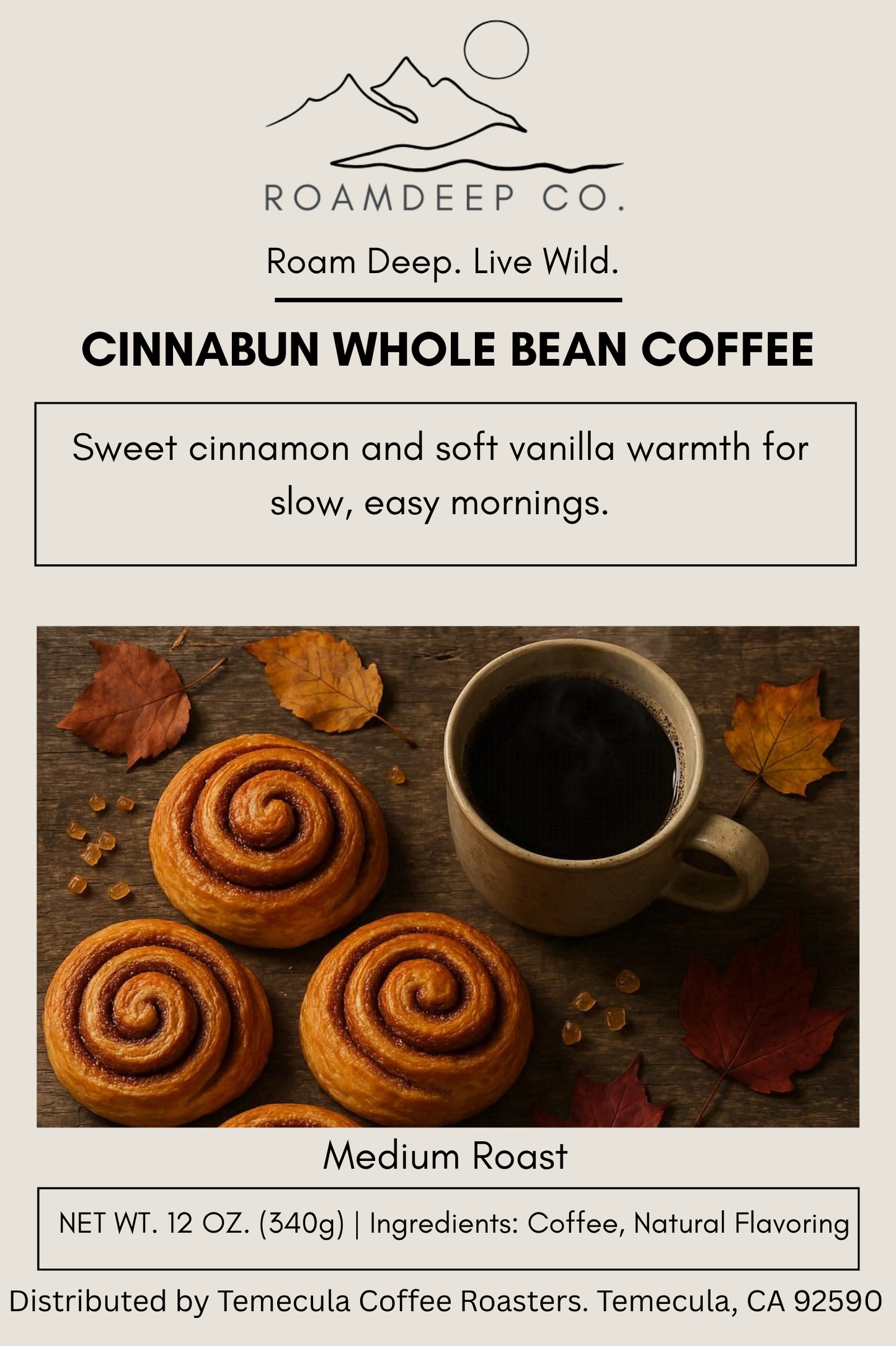 Cinnabun Whole Bean Coffee