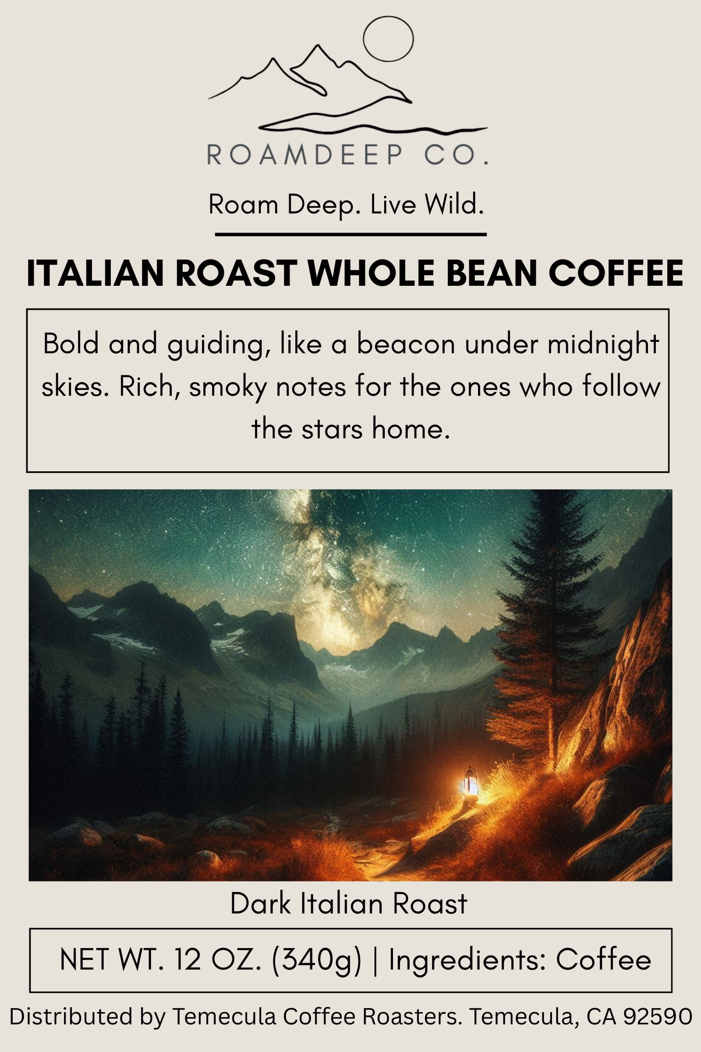 Italian Roast Whole Bean Coffee