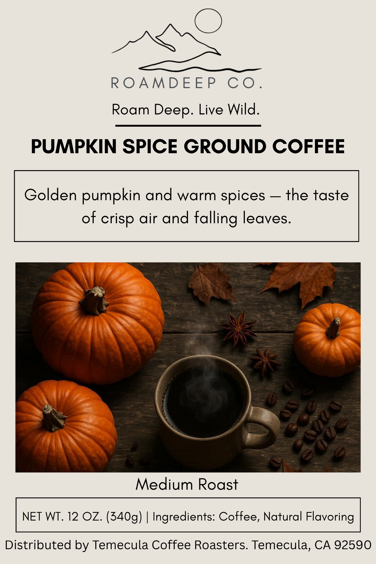 Pumpkin Spice Ground Coffee